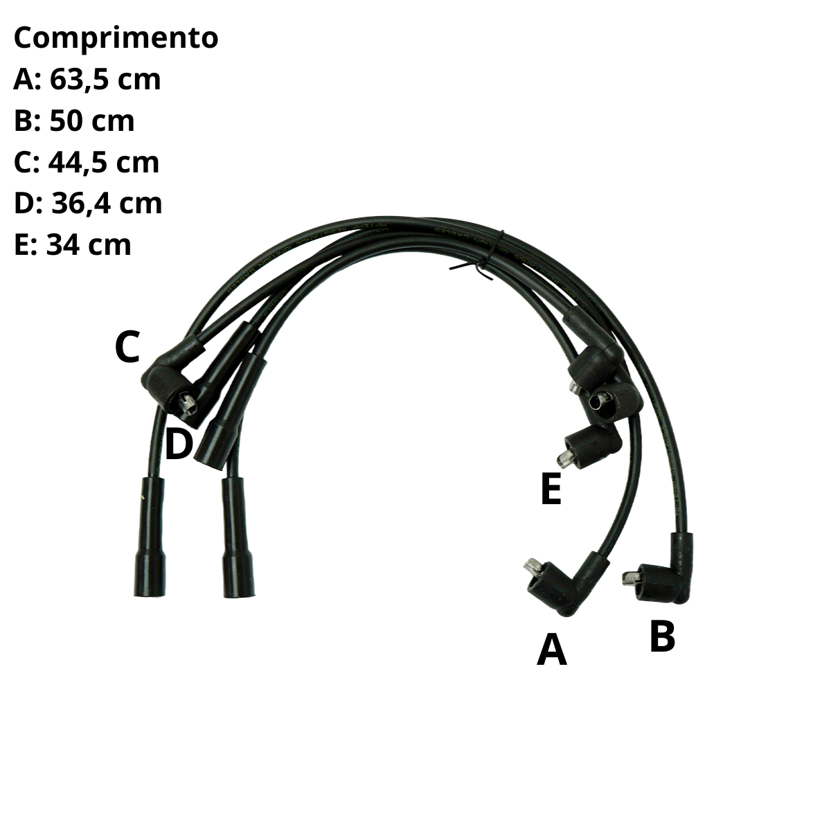 1369893 - JOGO DE CABOS 1369893 P/ EMPILH...